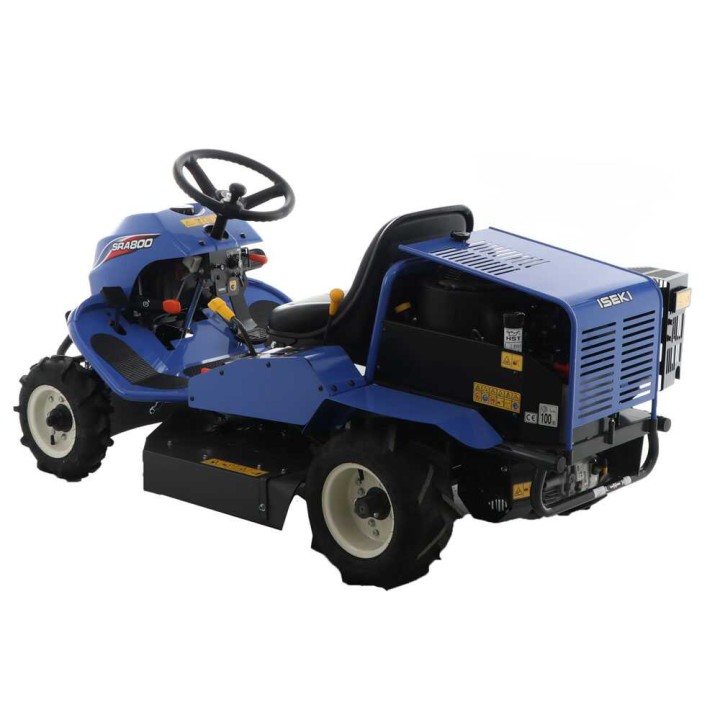 Iseki SRA 800A 2WD -traktorimurskain, Kawasaki 603 cm³, leikkuuleveys 80 cm