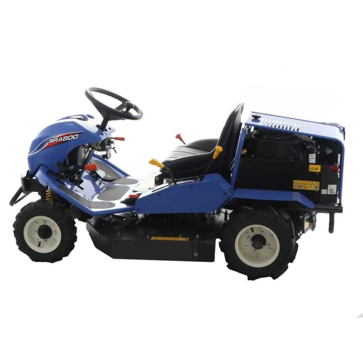 Iseki SRA 800A 2WD -traktorimurskain, Kawasaki 603 cm³, leikkuuleveys 80 cm