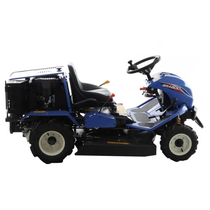 Iseki SRA 800A 2WD -traktorimurskain, Kawasaki 603 cm³, leikkuuleveys 80 cm
