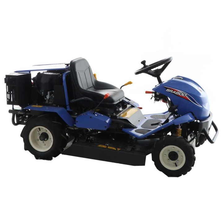 Iseki SRA 800A 2WD -traktorimurskain, Kawasaki 603 cm³, leikkuuleveys 80 cm