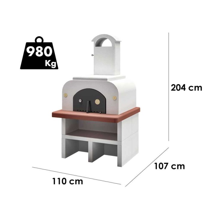 Palazzetti Easy Medium puu-uuni jalustalla, 77 × 65 cm, ulkokäyttöön