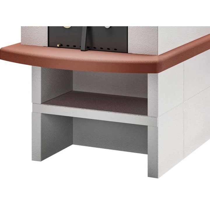 Palazzetti Easy Large -puu-uuni jalustalla, paistokammio 77 × 96 cm