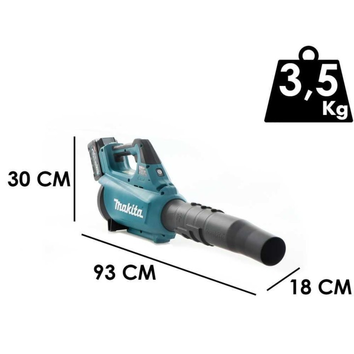 Makita UB001GZ akkupuhallin, 40 V, 230 km/h, ilman akkua ja laturia
