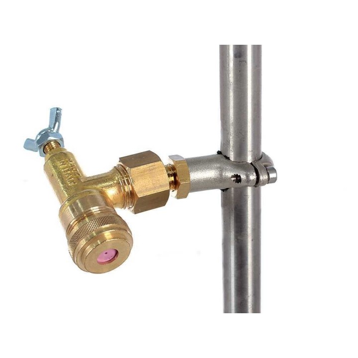 Ruostumattomat ruiskutusvarret 5 + 5, messinkiset perhossuuttimet, 120 cm