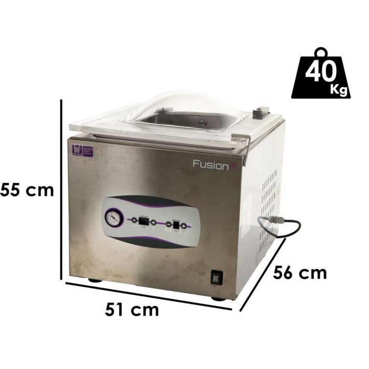 BesserVacuum FUSION36 kammiotyhjiöpakkaaja, 900 W, 220 V, hitsaustanko 36,5 cm
