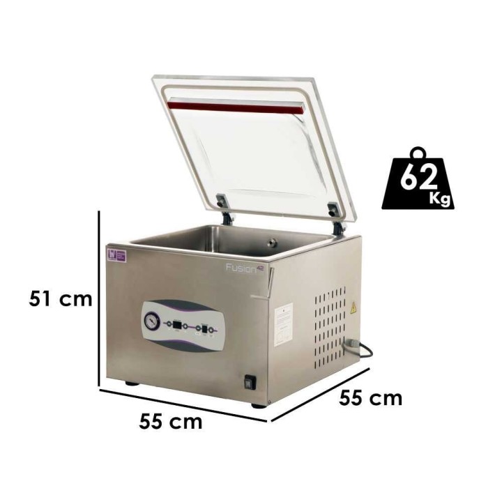 Besser Vacuum Fusion 42 kammiötyhjiöpakkaaja, 42 cm, 750 W, 220 V