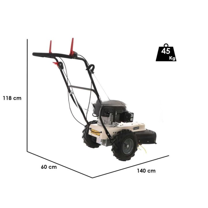 BlackStone WGT 60-173 SP pyörillä kulkeva raivaussilppuri, 173 cm³, 60 cm