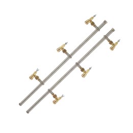 Ruiskutuspuomipari 3 3 ruostumaton teräs 70 cm messinkisuuttimet