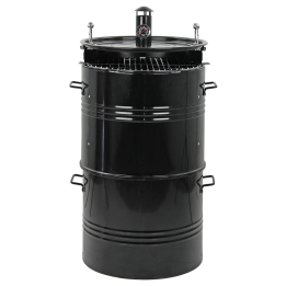 MasterCook Pit Barrel hiiligrilli 47 cm pizzauuni ja savustin
