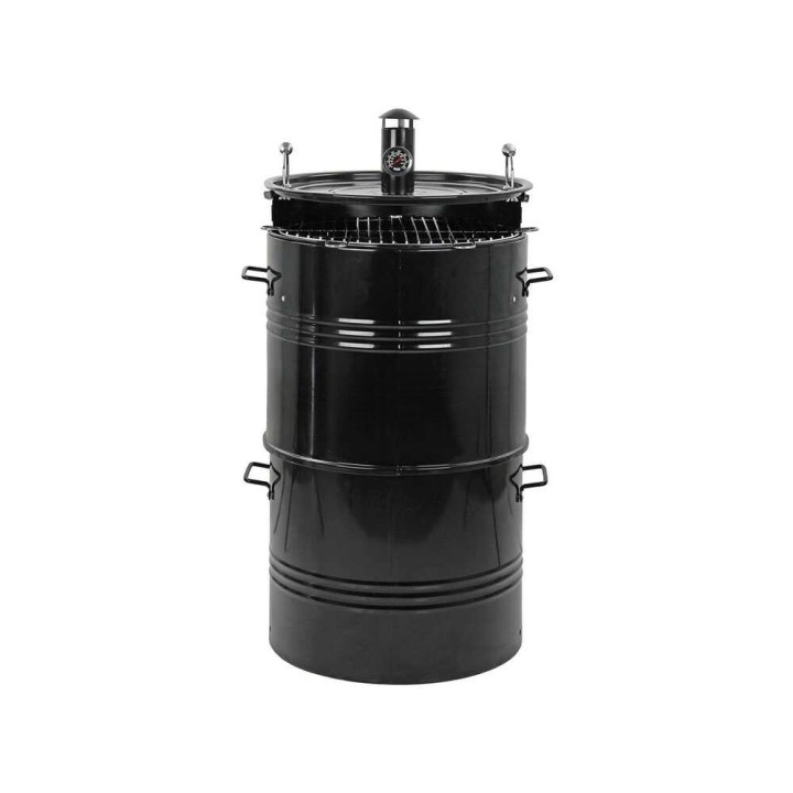 MasterCook Pit Barrel -hiiligrilli, Ø 47 cm, pizzauuni ja savustin