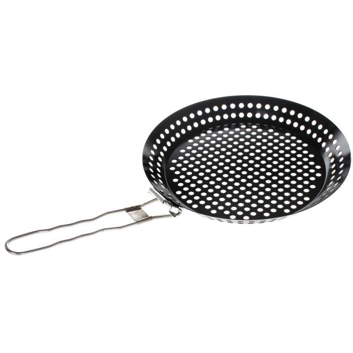 MasterCook pyöreä grillikori nostokahvalla