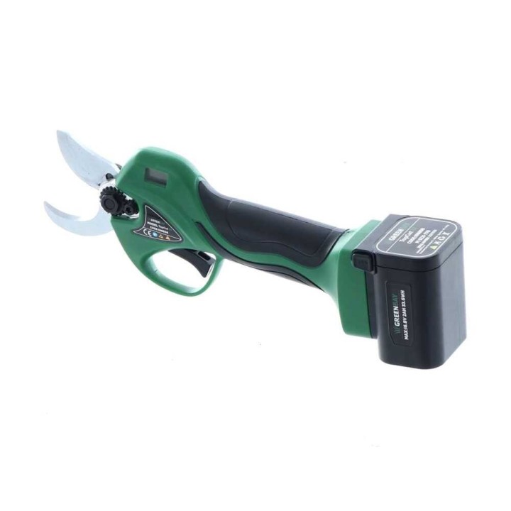 GreenBay TopCut 32 sähköoksasakset, 2 × 16,8 V 2 Ah, 32 mm