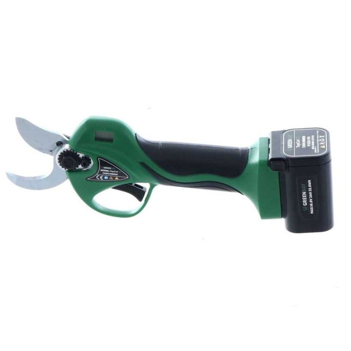 GreenBay TopCut 32 sähköoksasakset, 2 × 16,8 V 2 Ah, 32 mm