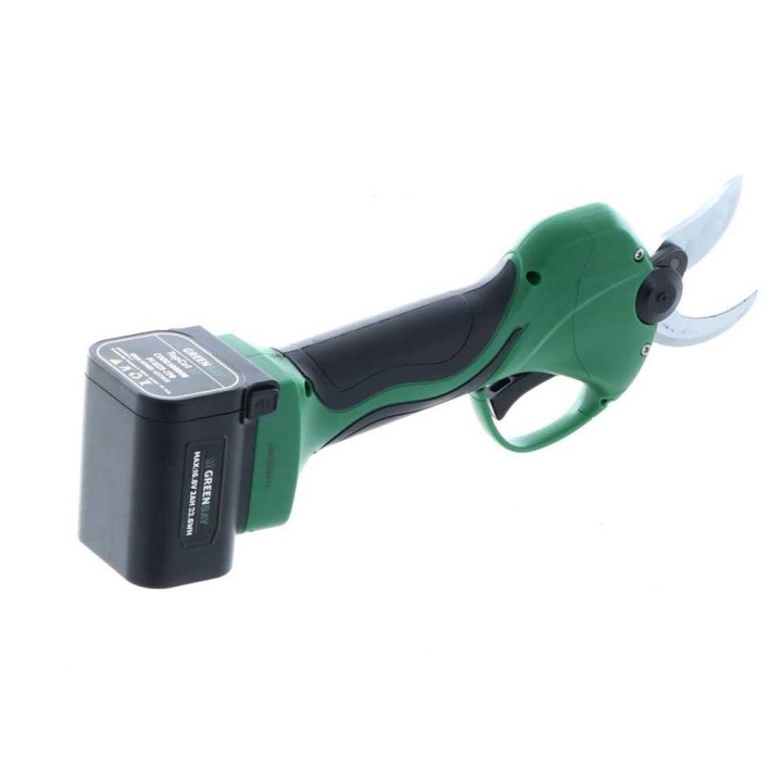 GreenBay TopCut 32 sähköoksasakset, 2 × 16,8 V 2 Ah, 32 mm