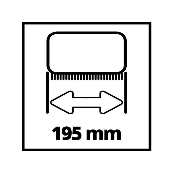 Einhell Picobella Ultra-puhdistusharja, 115 mm, puhdistusleveys 195 mm