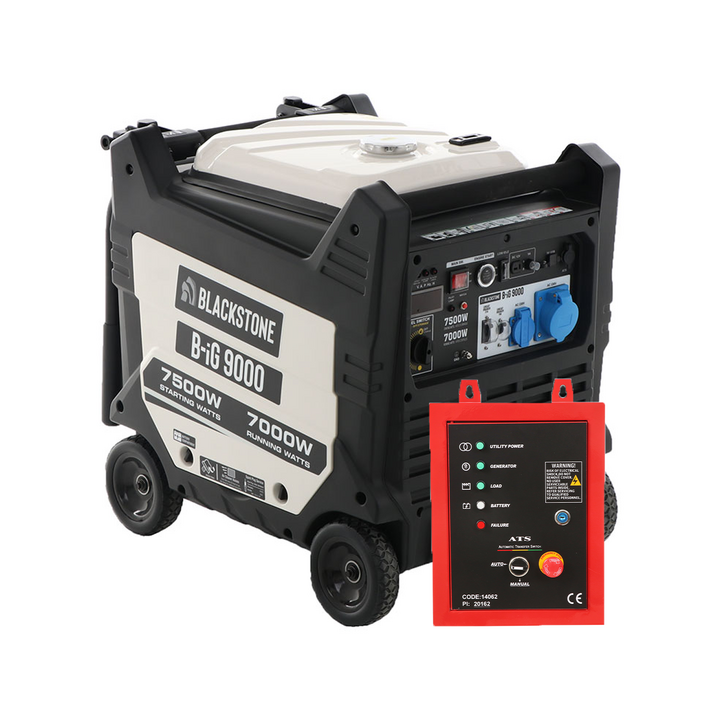 BlackStone B iG 9000 invertterigeneraattori 7 kW 7 5 kW 230 V ATS