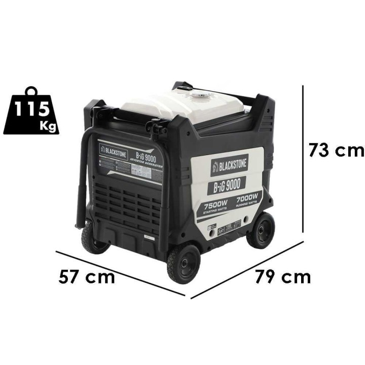 BlackStone B-iG 9000 invertterigeneraattori, 7 kW, 7,5 kW, 230 V, ATS