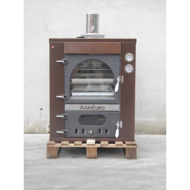 Medius 80 Inc puulämmitteinen upotettava pizzauuni, 3 paistotasoa, 270 kg