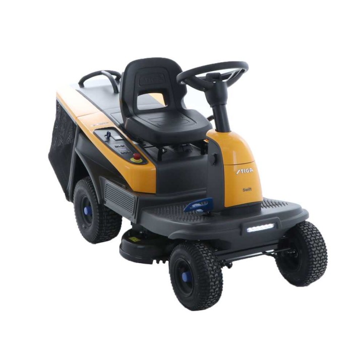 Stiga SWIFT 372e akkukäyttöinen ajoleikkuri, 72 cm, 48 V, keruusäiliö