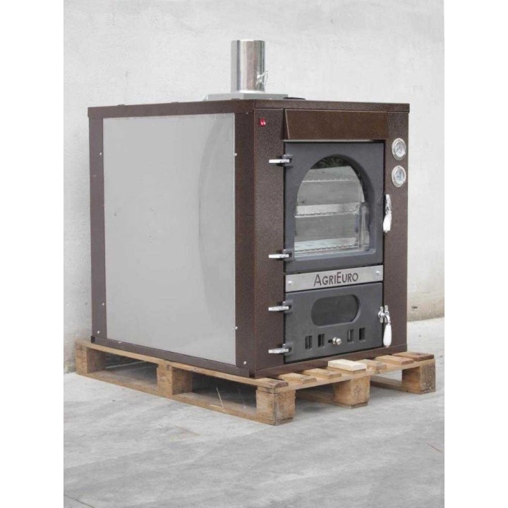 Medius 80 Inc puulämmitteinen upotettava pizzauuni, 3 paistotasoa, 270 kg
