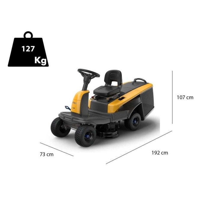 STIGA SWIFT 372e akkukäyttöinen ajoleikkuri, 72 cm, 48 V