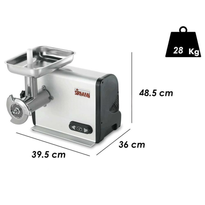Sirman TC 22 Dakota sähköinen lihamylly, 1 100 W, 400 V, 120 kg/h
