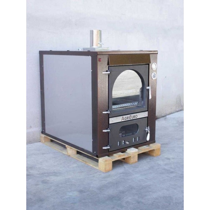 Magnus 100 Inc upotettava puulämmitteinen uuni, 3 tasoa, 450 kg