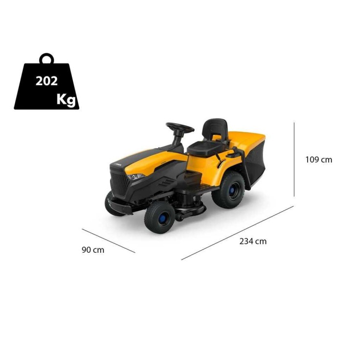 Stiga Estate 584e akkukäyttöinen ajoleikkuri, 48 V, 84 cm, keruusäiliö 200 l