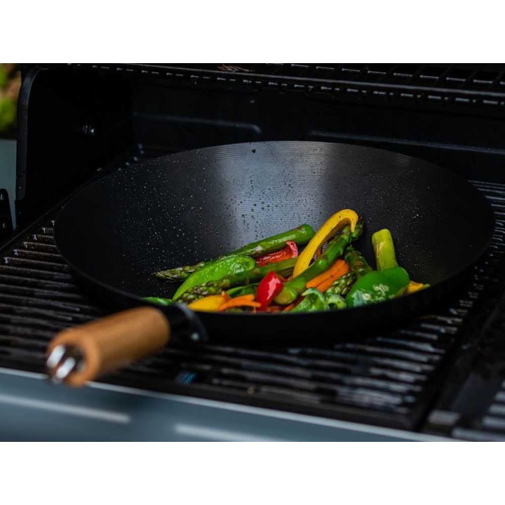 Campingaz Mandarin Culinary Modular -wokkipannu grillille, valurautaa, Ø 35 cm