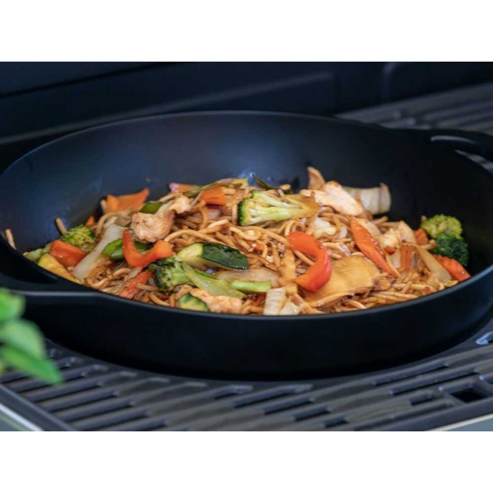 Campingaz Mandarin Culinary Modular -wokkipannu grillille, valurautaa, Ø 35 cm
