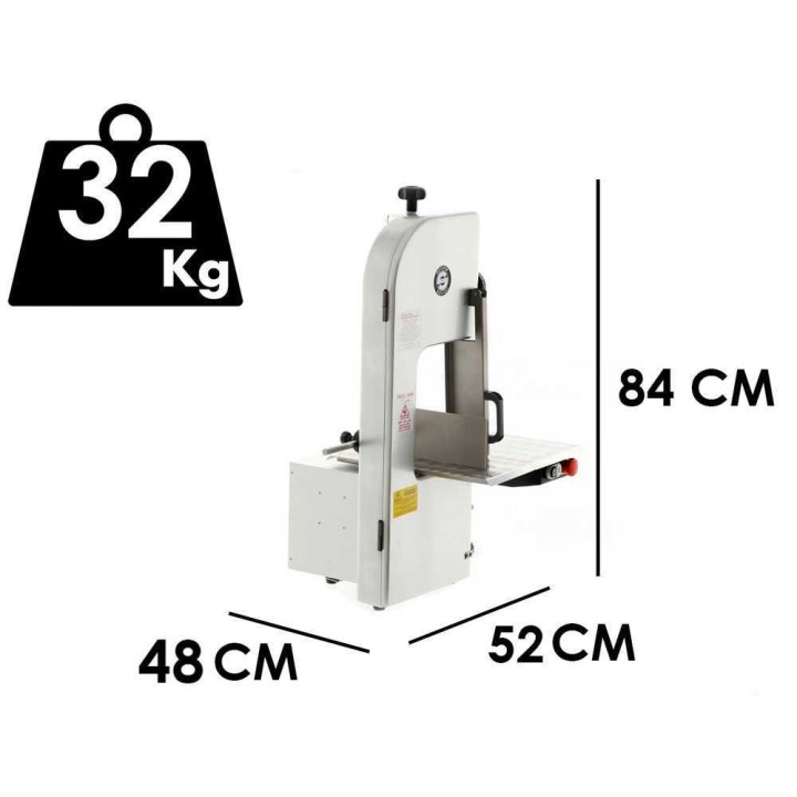 Savioli 165A luusaha, 1,2 HP, 230 V, leikkuukorkeus 250 mm