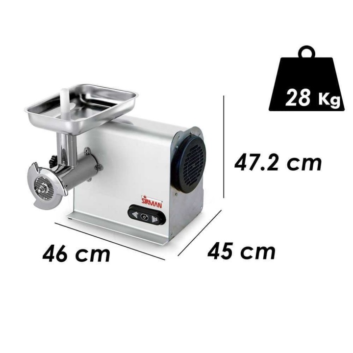 Sirman TC 22 Dakota FX -lihamylly, 750 W, 230 V, 120 kg/h