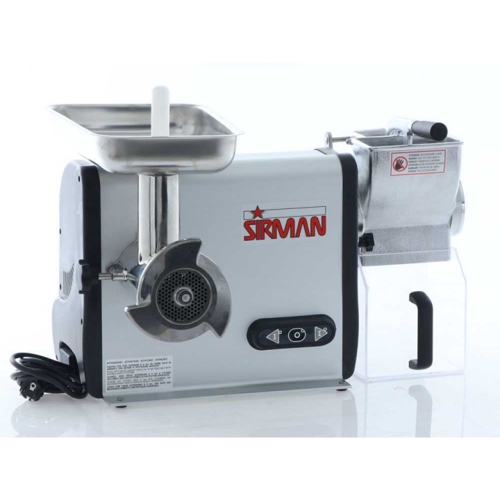 Sirman TCG 22 Dakota 2-in-1-lihamylly ja raastin, 750 W, 230 V