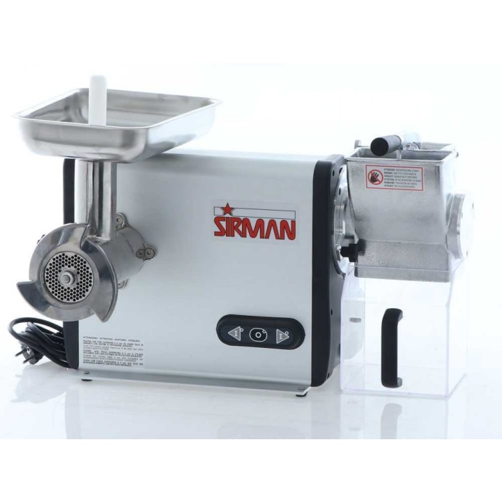 Sirman TCG 22 Dakota 2-in-1-lihamylly ja raastin, 750 W, 230 V