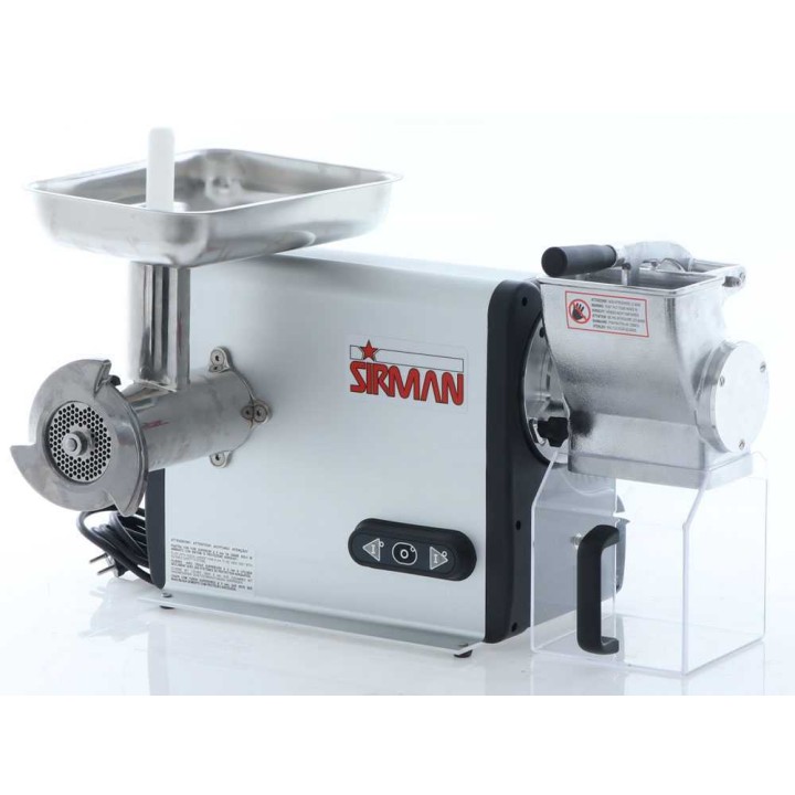 Sirman TCG 22 Dakota 2-in-1-lihamylly ja raastin, 750 W, 230 V