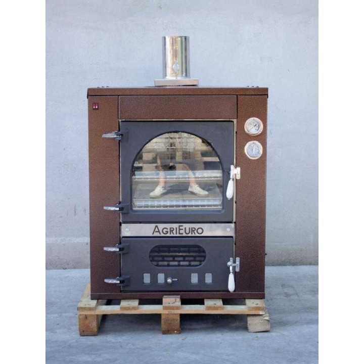 Medius 60 Inc puulämmitteinen kalusteuuni, 3 paistotasoa, 255 kg