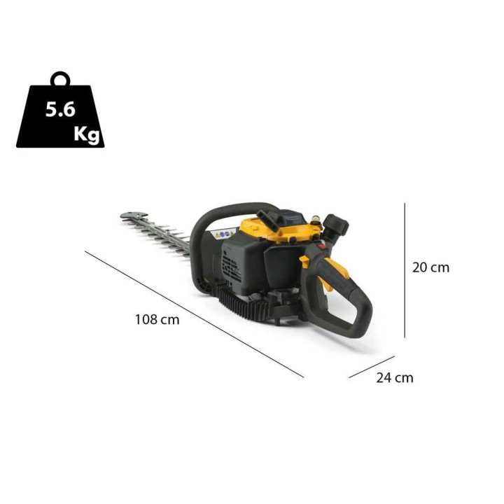 Stiga HT 525 bensiinikäyttöinen pensasleikkuri, 22,5 cm³, terä 60 cm