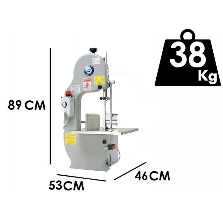 Savioli 220VT vannesaha pakastetulle lihalle, 1,2 HP, 230 V