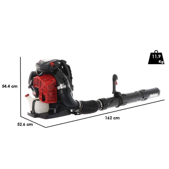 Shindaiwa SDK EB810 reppupuhallin, 79,9 cm³, 5,6 HP, 300 km/h
