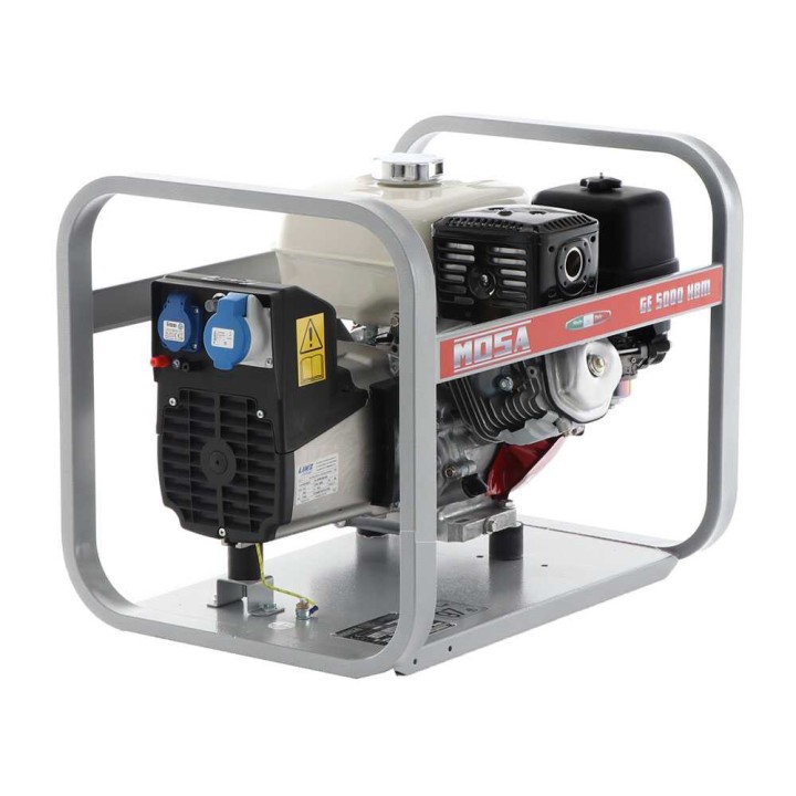 GE 5000 HBM bensiinikäyttöinen generaattori, 4,5 kW, 230 V, Honda GX270