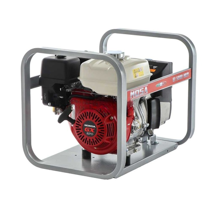 GE 5000 HBM bensiinikäyttöinen generaattori, 4,5 kW, 230 V, Honda GX270