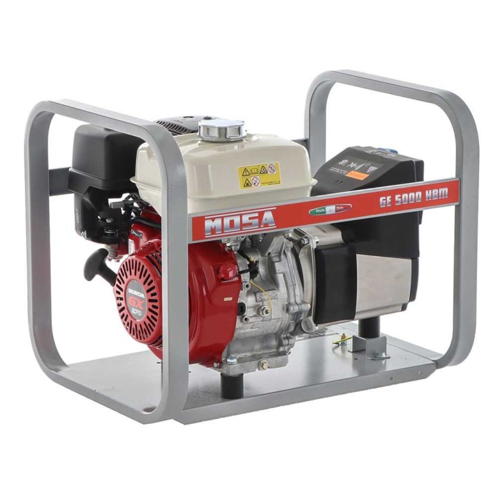 GE 5000 HBM bensiinikäyttöinen generaattori, 4,5 kW, 230 V, Honda GX270