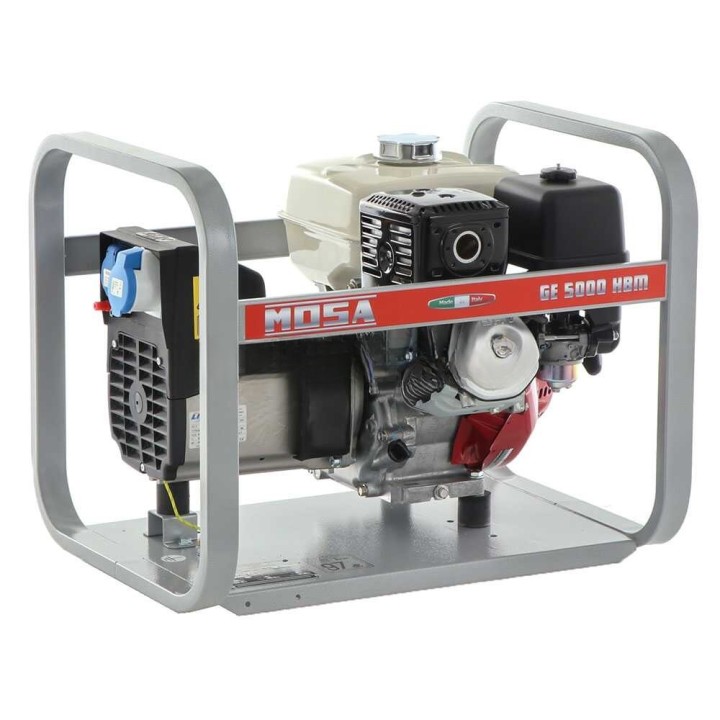 GE 5000 HBM bensiinikäyttöinen generaattori, 4,5 kW, 230 V, Honda GX270