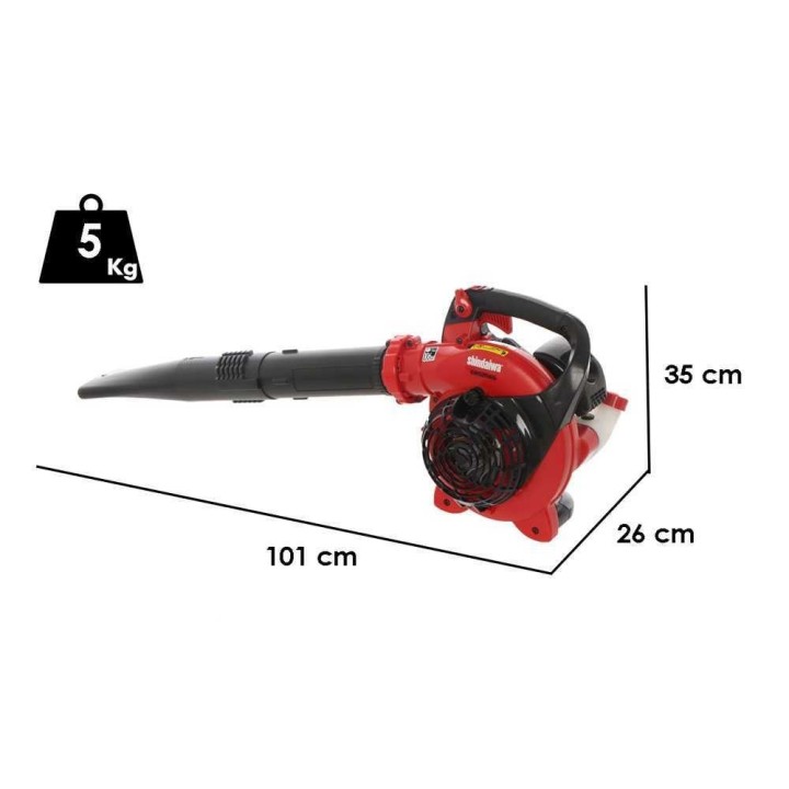 Shindaiwa SDK EBS256S 3-in-1-bensiinipuhallin, imuri ja silppuri, 1,1 HP