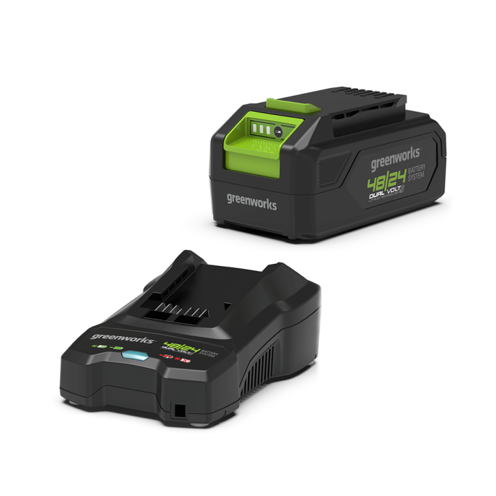 Greenworks GSK4824B2 aloituspakkaus, 48/24 V, 2/4 Ah