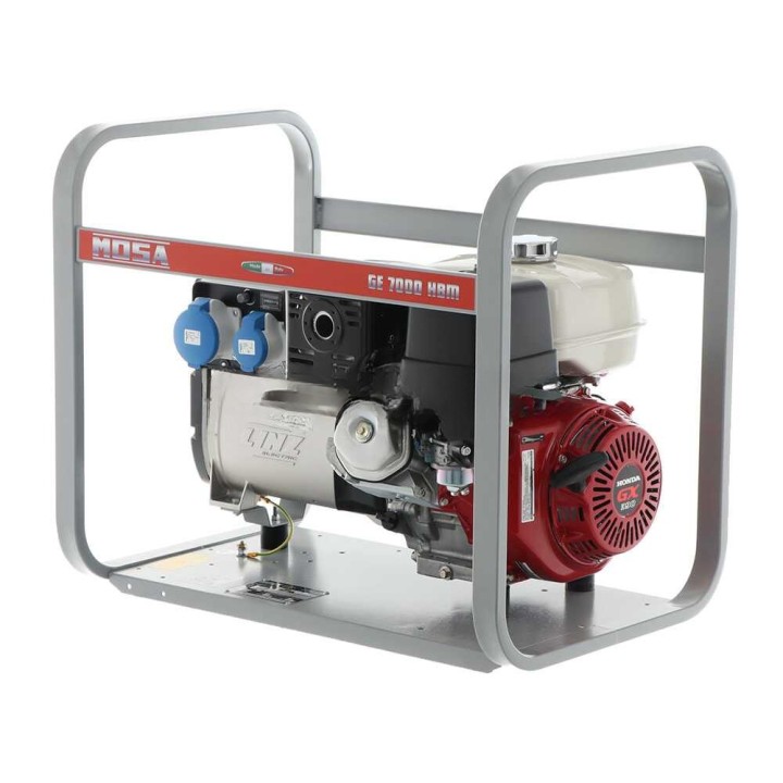 MOSA GE 7000 HBM AVR generaattori, 6 kW, 230 V, Honda GX390