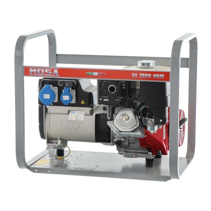 MOSA GE 7000 HBM AVR generaattori, 6 kW, 230 V, Honda GX390