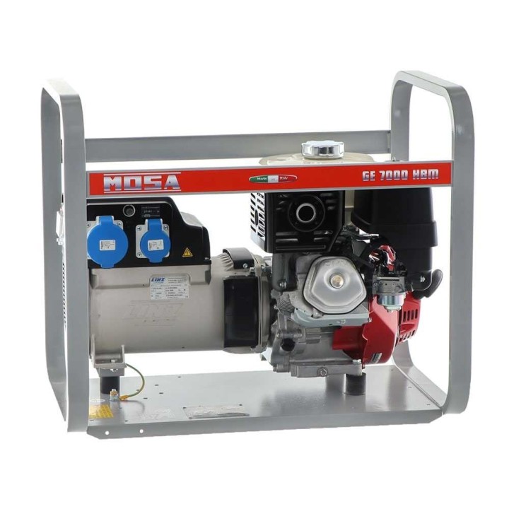 MOSA GE 7000 HBM AVR generaattori, 6 kW, 230 V, Honda GX390
