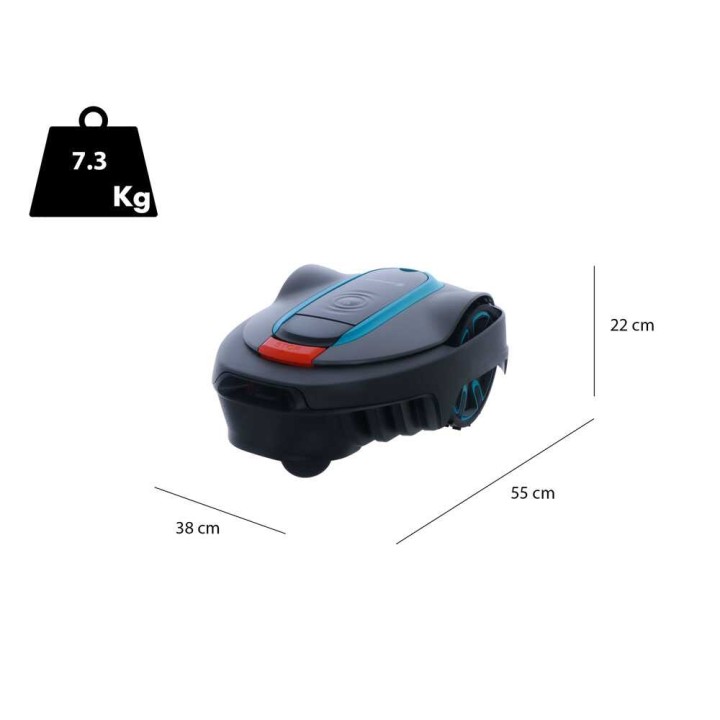 Gardena SILENO city 600 robottiruohonleikkuri, Smart-setti, 600 m², 18 V