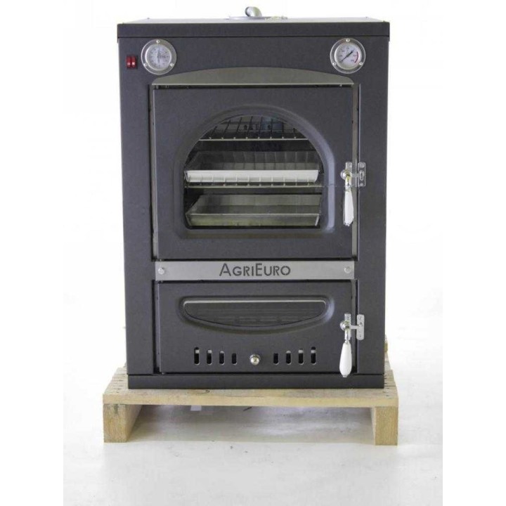 Nuovo Minimus 50 Inc puulämmitteinen upotettava pizzauuni, 3 tasoa, 130 kg